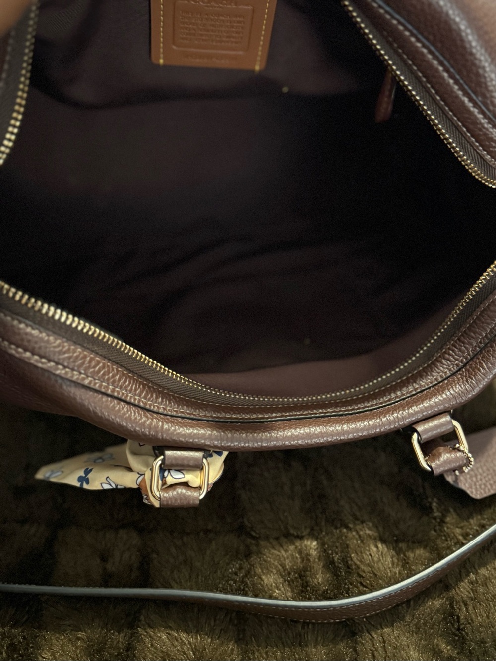Coach Large Rowan In Maple - Picture 4 of 5
